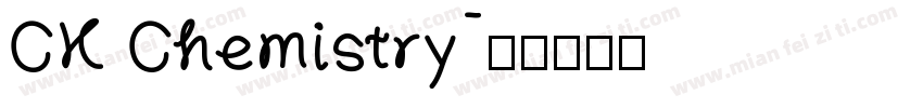 CK Chemistry字体转换
